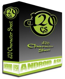 d20 Character Sheet product box